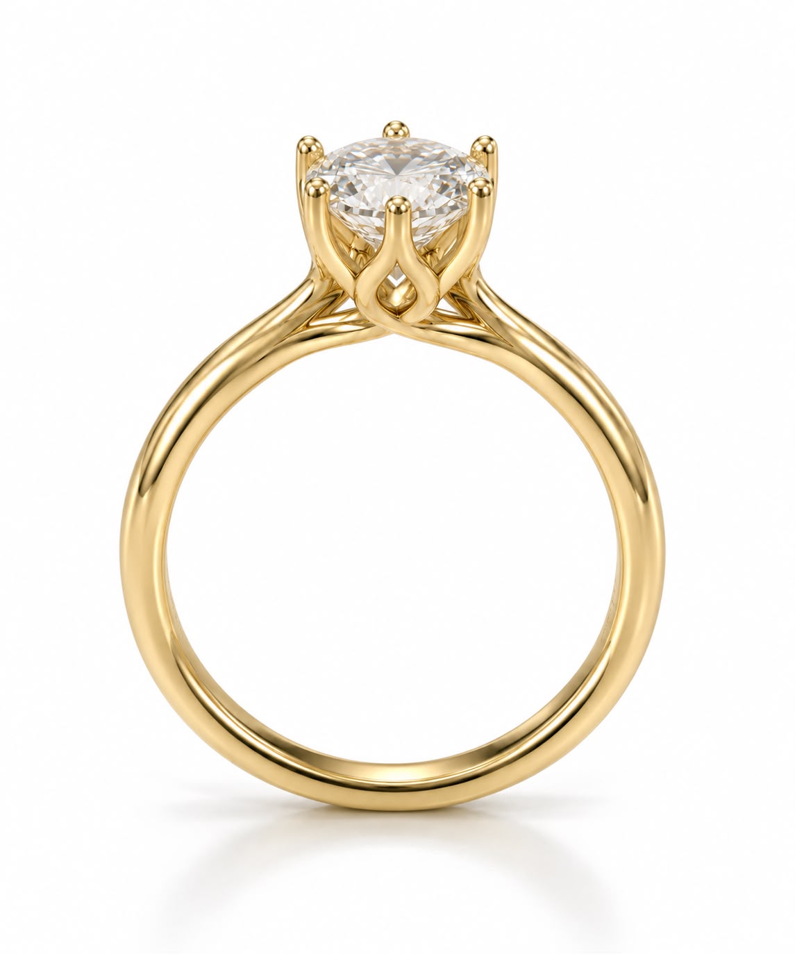 The Elara Oval Solitaire