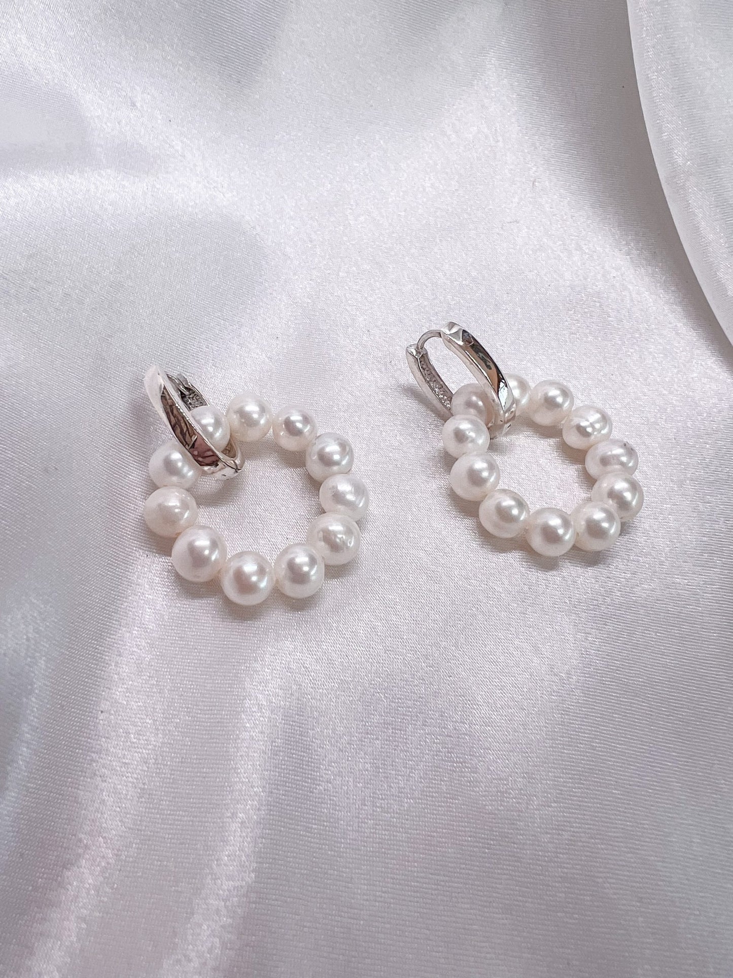 Pearl Hoop image 0