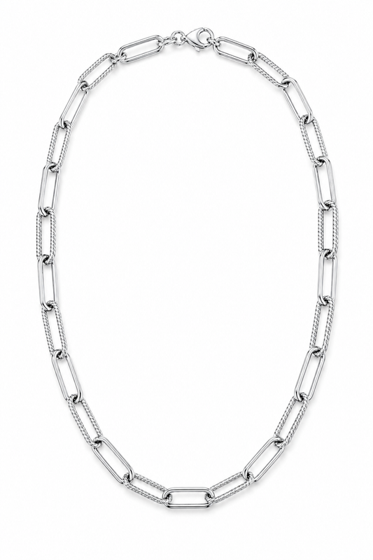 6mm Mixed Link Chain Necklace image 0