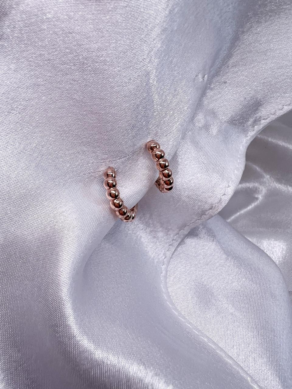 9ct Bubble Huggies - Silver image