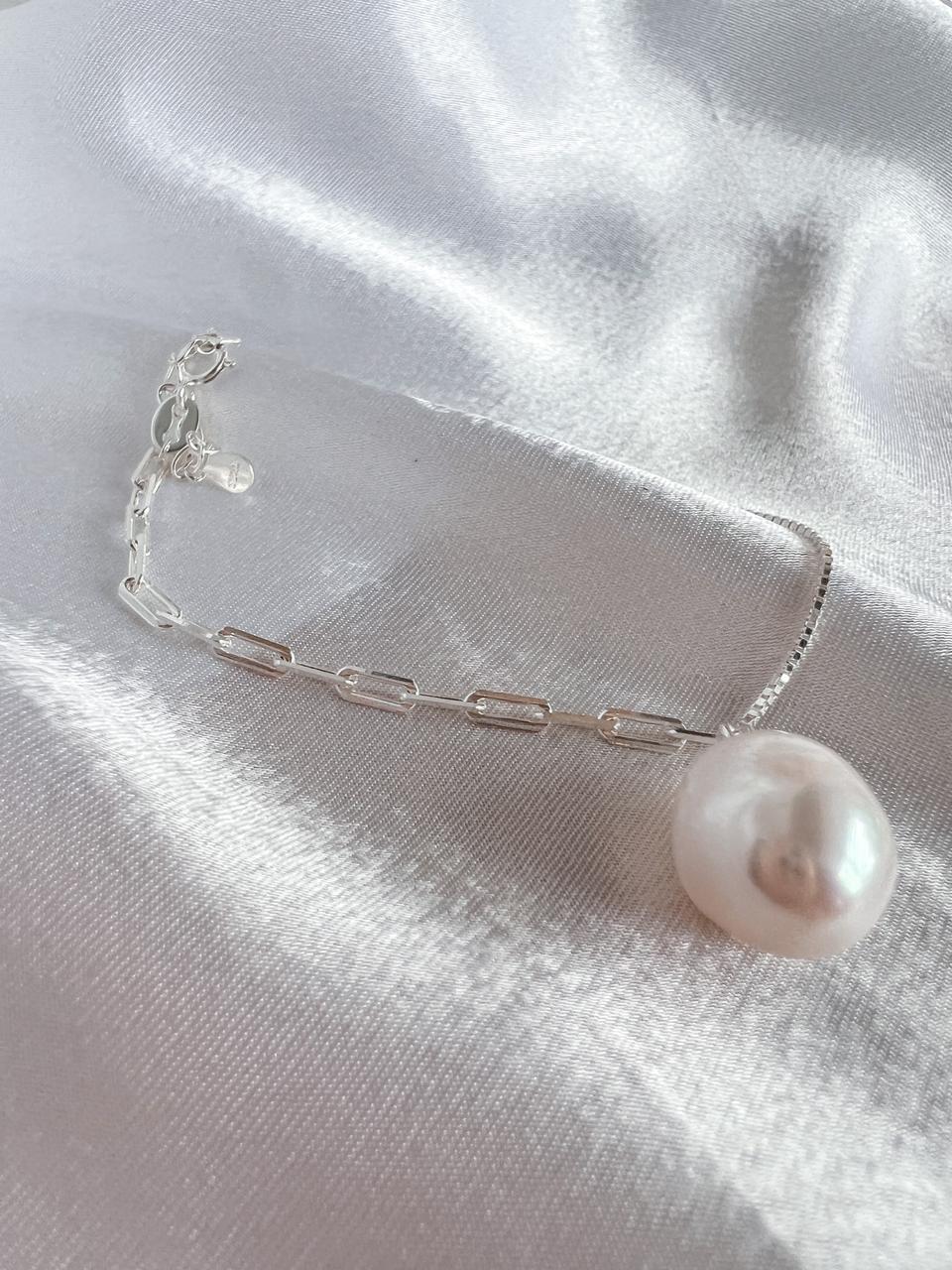 Coin pearl Bracelet - Baroque pearl image
