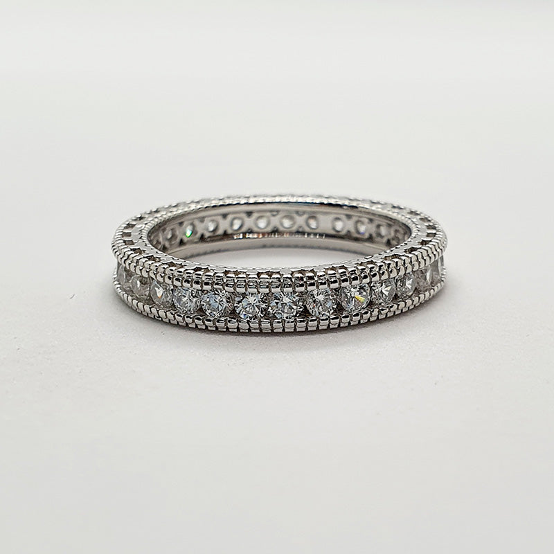 Channel set full eternity band with side detail image 0