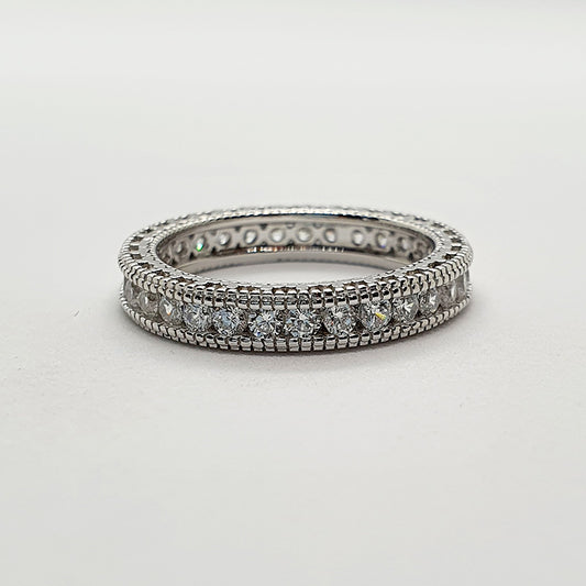 Channel set full eternity band with side detail image 0