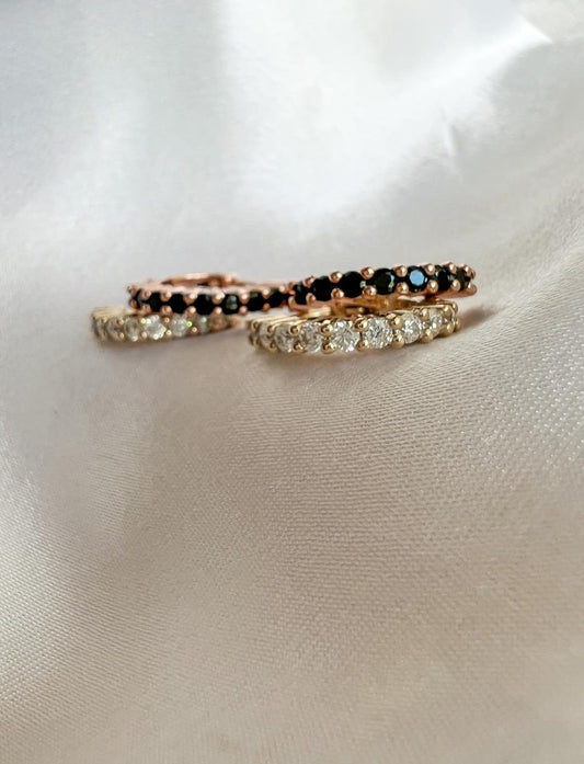 9ct Eternity Huggies. image 0