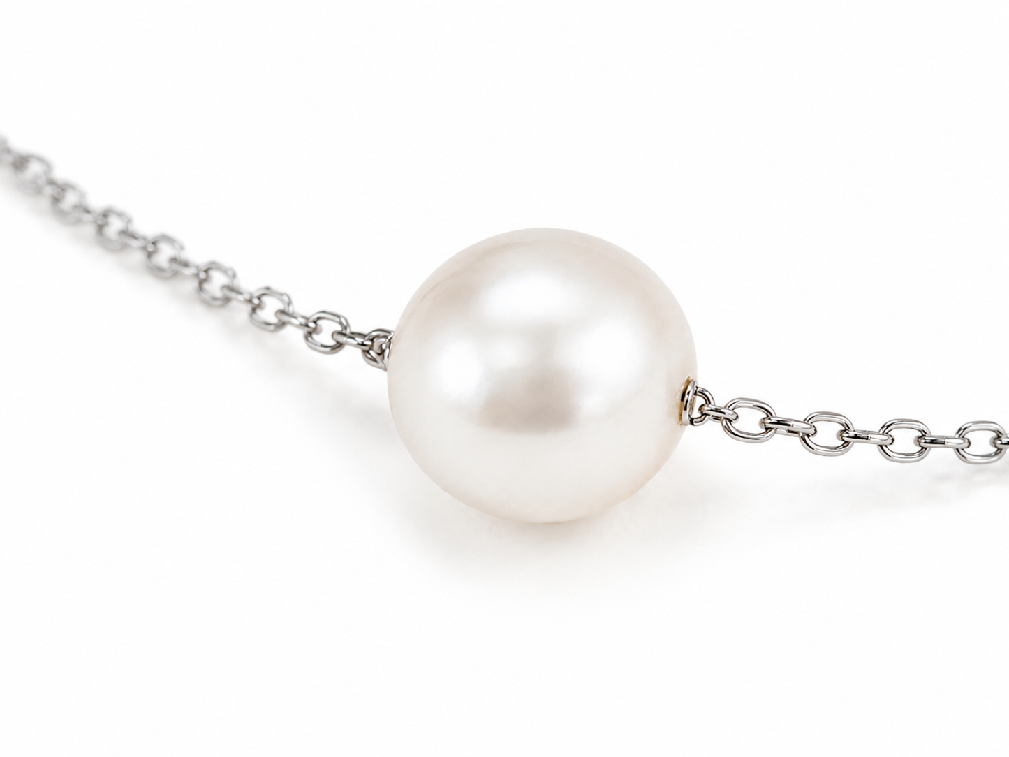 Tear drop Station Necklace
