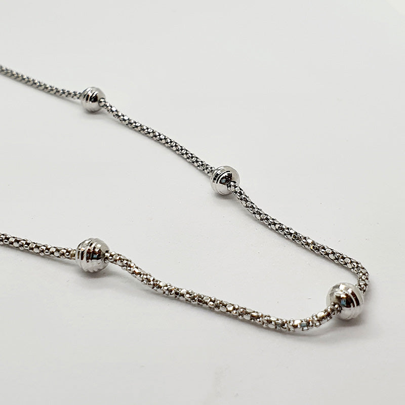 45cm Chain with textured beads image 0