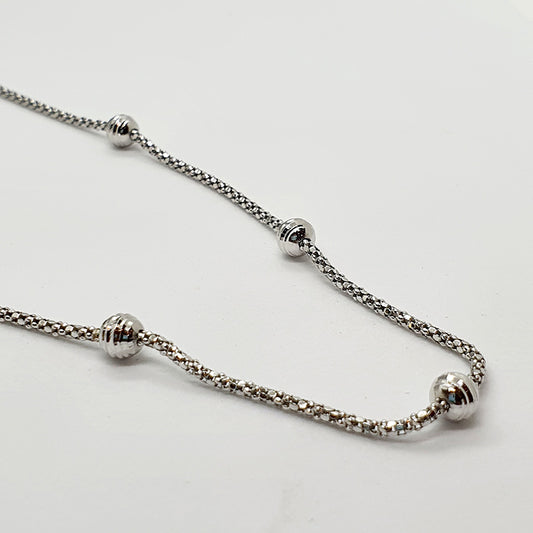 45cm Chain with textured beads image 0