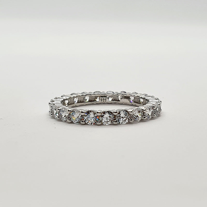 3mm CZ full eternity band image 0