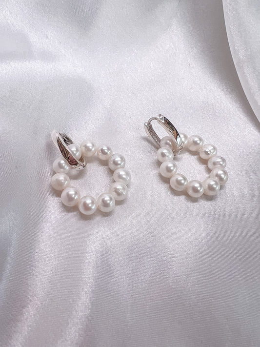 Pearl Hoop image 0
